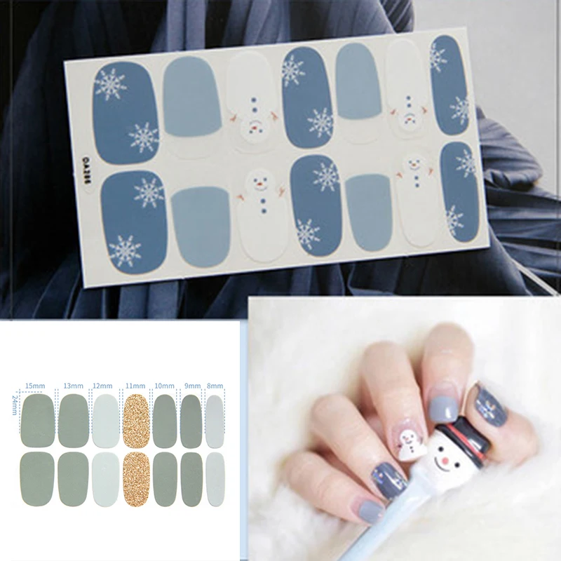 8 сезонов модные бумажные водонепроницаемые наклейки для дизайна ногтей женщин