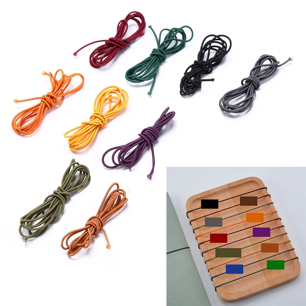 

1pc 1 M Elastic String Bungee Cord Length Elasticity Repair Rubber Band Traveler Notebook Accessory Diameter: 1.5mm
