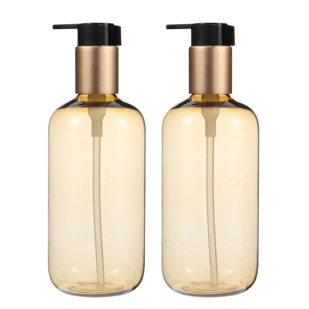 

2pcs 300ml Practical Emulsion Bottles Sub Packaging Bottle Shower Dispenser