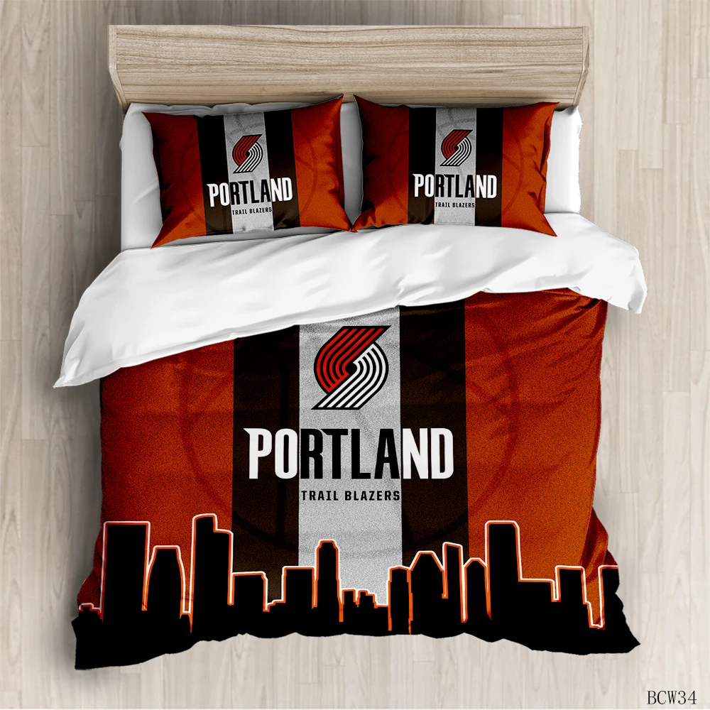 

Пододеяльник Портленда, памятное постельное белье с изображением иконы для баскетбола, подарок детям и предмет сюрприза для друга или сына