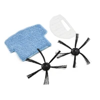 one set side brushes filter mop cloth replacements for isweep s320 vacuum cleaner brush sweeper parts