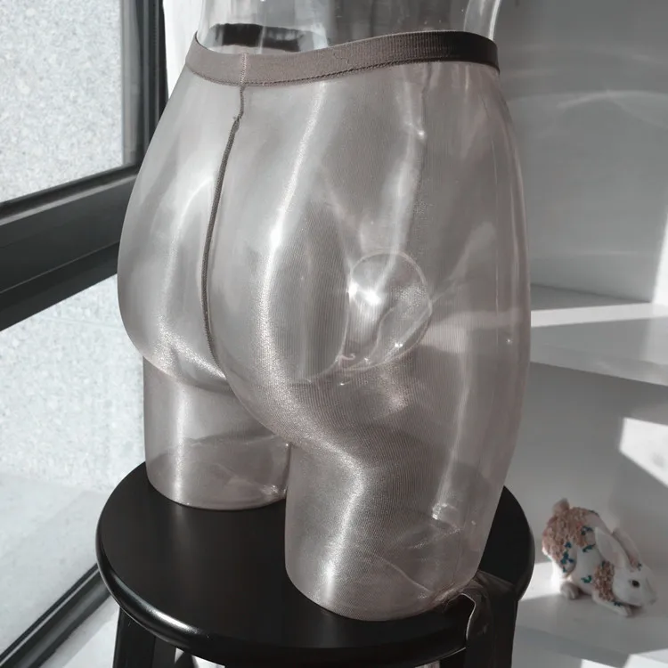 High Waist Sexy Male Oil Glossy Ultra Thin Sheer 1D Pantyhose Sheath Stockings Nylons Tights Hosiery Sissy Underwear Lingerie | Женская