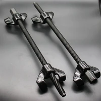 380mm 2 pcs valve spring compressor tool suspension support rod auto shock spring removal tool bracket
