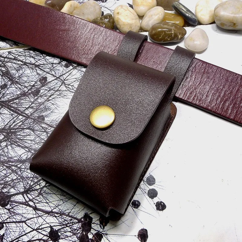 Blongk мини поясная сумка из натуральной кожи Маленькая держатель для карт