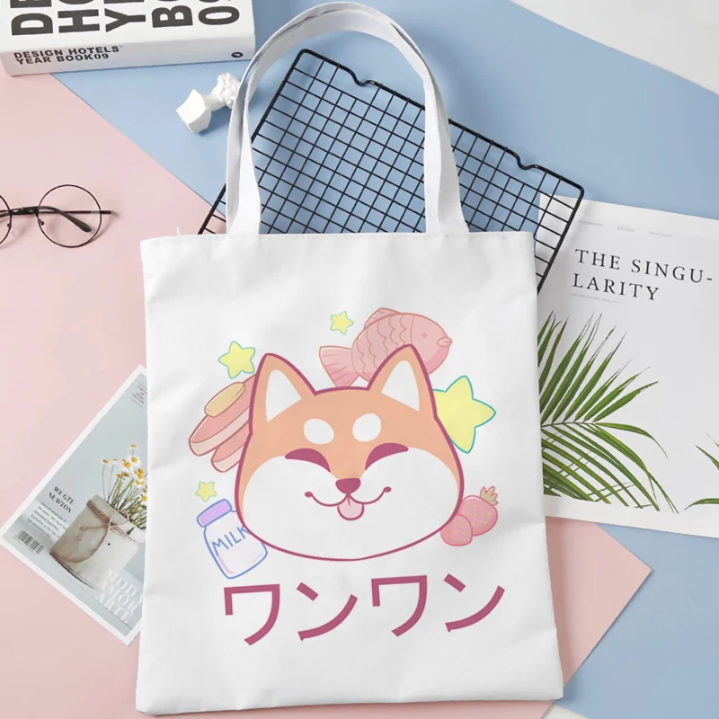 

Сумка для покупок Сиба-ину, Джутовая сумка, сумка для покупок, Холщовая Сумка для покупок, сумка-шоппер