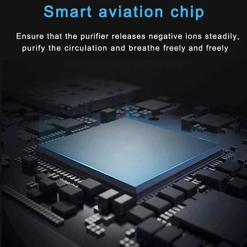 

HOT-Mini Portable Air Purifier Wearable Air Purifier Necklace USB Air Cleaner Personal Negative Ion Generator