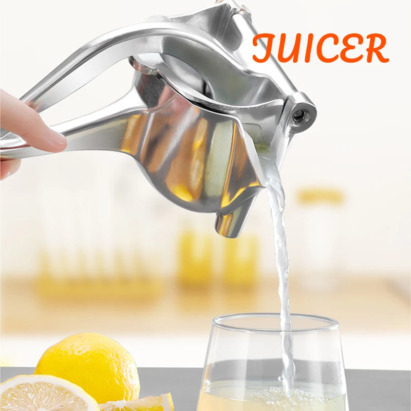 

Fruit Juice Squeezer Manual Aluminum Alloy Kitchen Accessories Hand Pressure Juicer Pomegranate Orange Lemon Sugar Cane Juice Ki