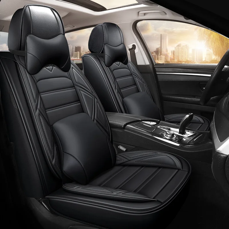 Чехол на переднее и заднее сиденье для Hyundai Santafe Tucson Elantra Accent i30 Solaris Creta Sonata i40 Ioniq ix35