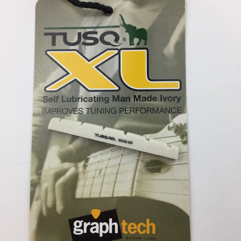 Плоская гайка для гитары Graph tech TUSQ XL Белая Гайка 42 мм BQL 5042 00 плоское дно с
