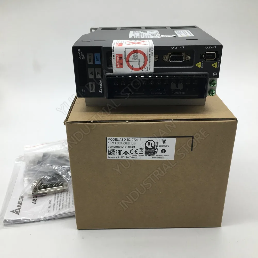 Новинка 750 Вт 3000 кВт нм об/мин NEMA32 80 мм ASD-B2-0721-B Delta набор Серводвигателей