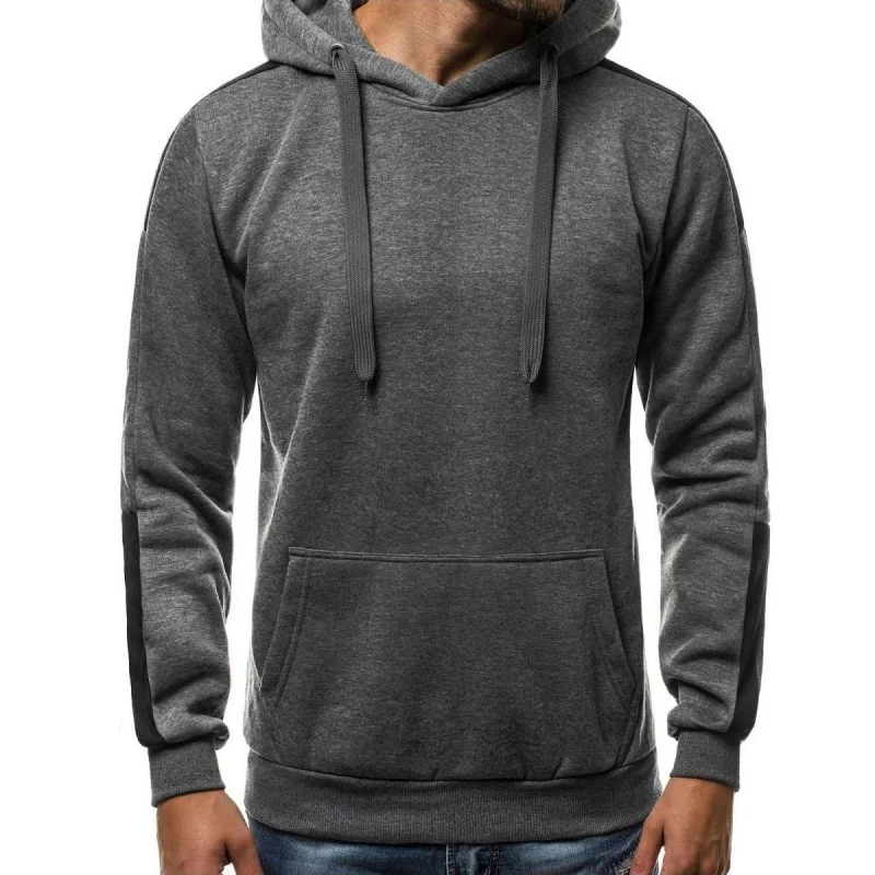 Мужская осенне зимняя Толстовка с длинным рукавом и круглым вырезом|Мужские