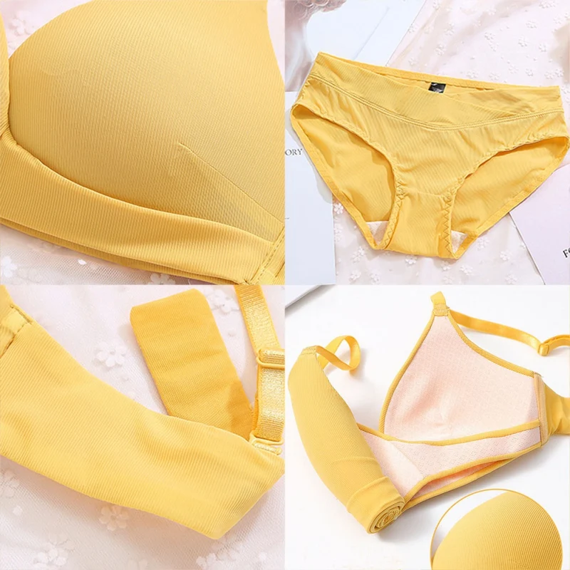 Женский комплект нижнего белья однотонный бюстгальтер пуш ап с чашечкой 3/4 70B 75B 80B