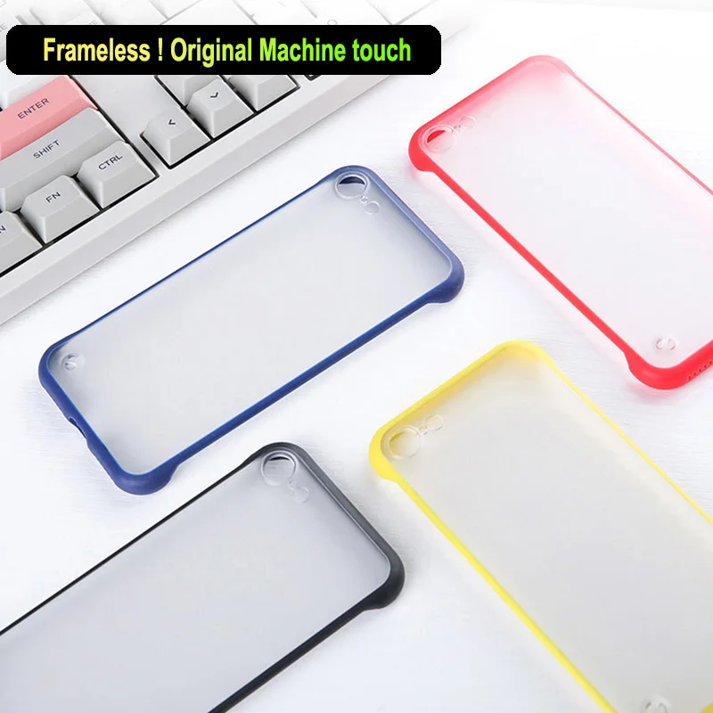 Бескаркасный прозрачный жесткий матовый PC чехол для телефона iPhone 8 7 6 6s Plus X XR XS Max