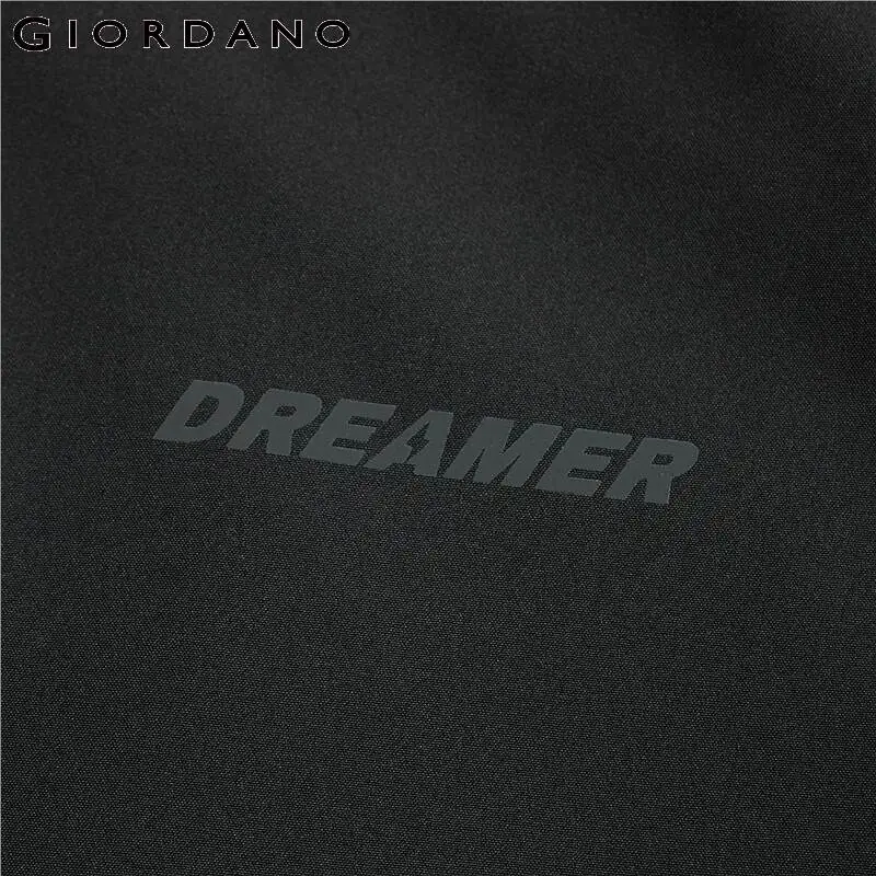 Giordano мужская куртка ветровка dreamer，с капюшоном и застежкой на молнии имеется