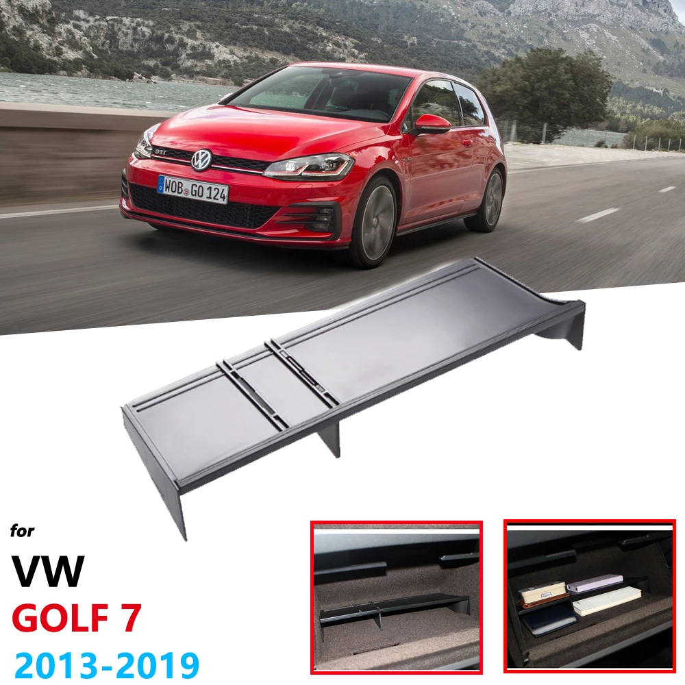 

Для Volkswagen VW Golf 7 MK7 2013 ~ 2019 2014, автомобильная пилотная перчатка, ящик для хранения, аксессуары, внутренняя сортировка, перегородка, Стайлинг ав...