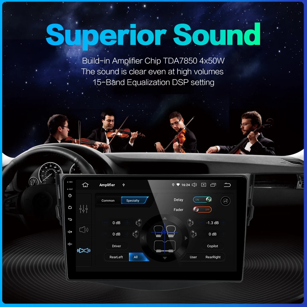 Dasaita " Android 9,0 Автомобильный мультимедийный для Toyota RAV4 РАДИО 2009 2010 2011 2012 Bluetooth gps навигатор 1 Din HDMI