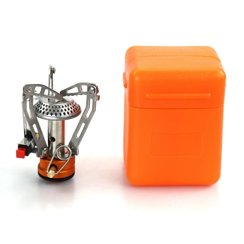 

Outdoor Mini Gas Stove Camping Gas burners Folding Electronic Stove hiking Portable Foldable Split Stoves