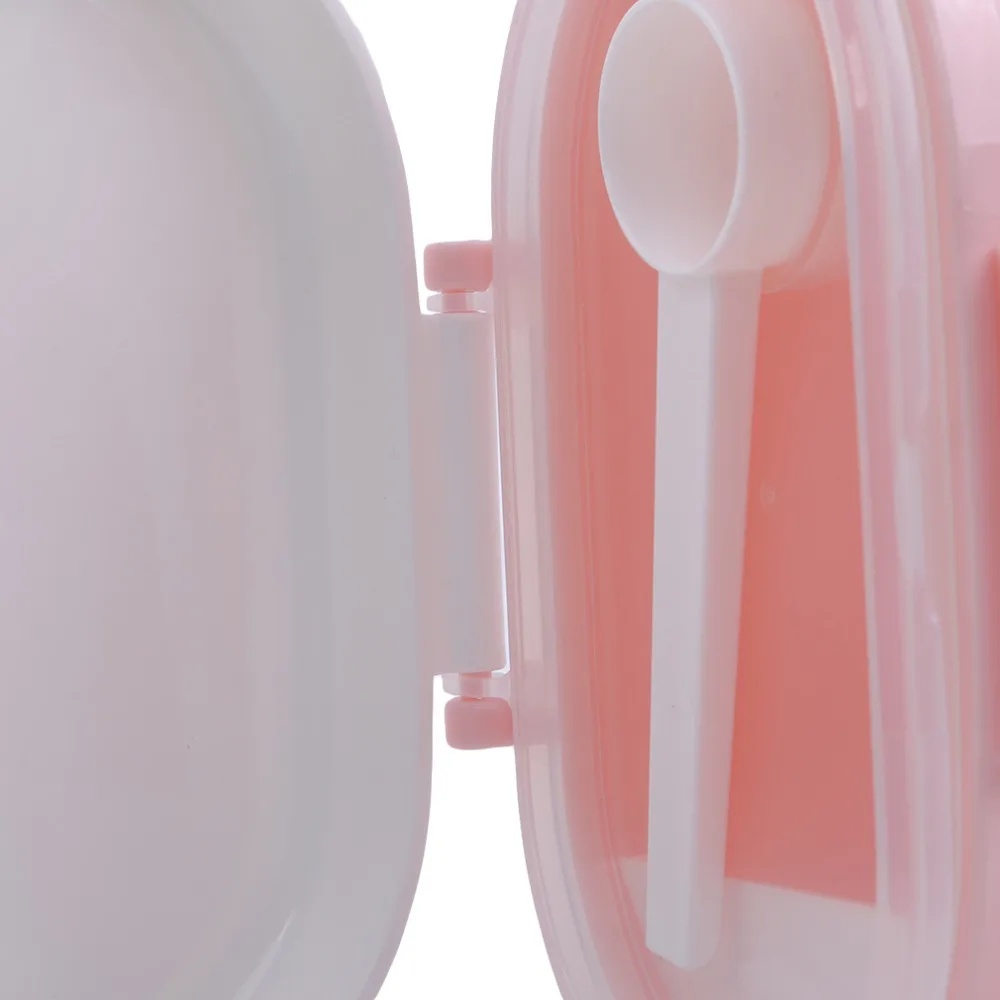 

Baby High Capacity Milk Powder Storage Box Double Layer Infants Portable Baby Food Container Feeding Box For Newborn PP Packing
