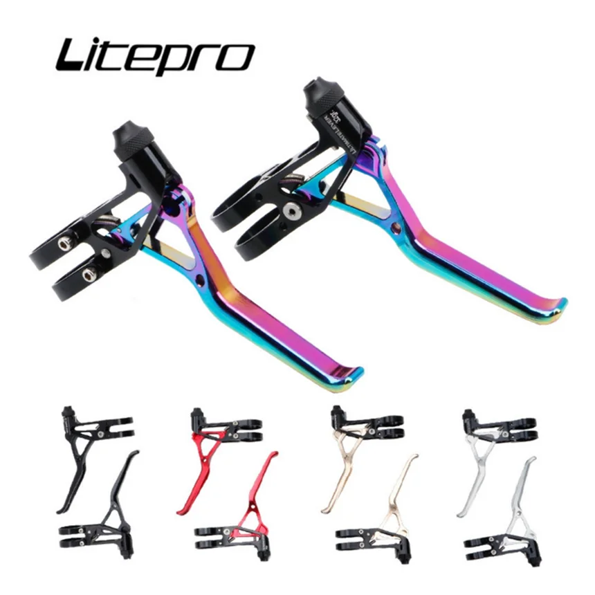 Litepro 14/16/20 дюймов BMX велосипед Сверхлегкий CNC 64g рычаг тормоза складной для Brompton V