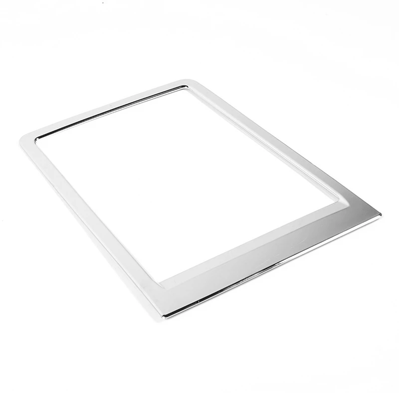 

Car Dashboard Storage Box Frame Trim Decor Cover Silver for Ford F-150 2015-2020