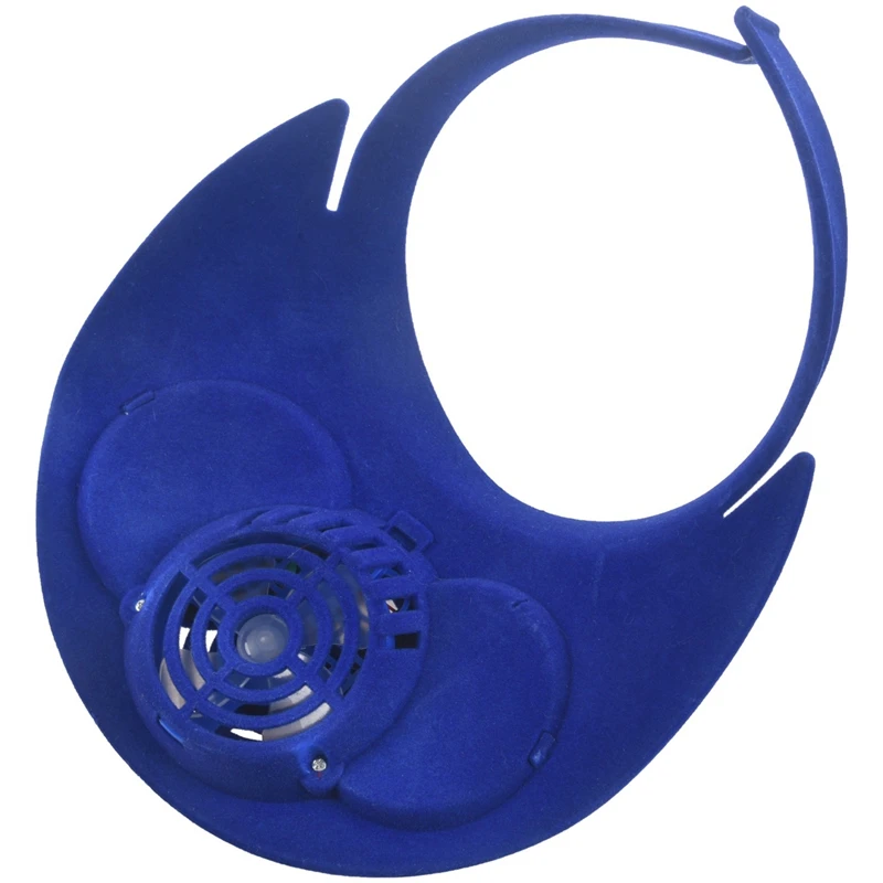 Синяя летняя спортивная уличная Кепка с солнечным вентилятором охлаждающим