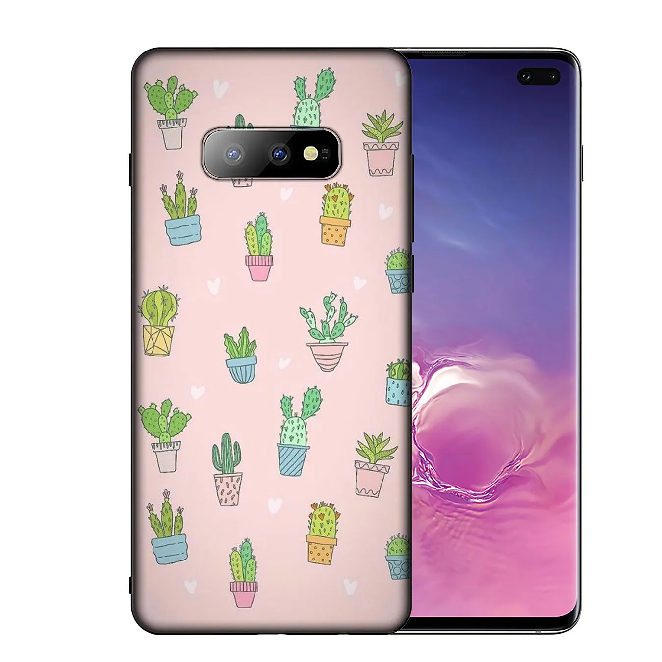 Роскошный мягкий силиконовый чехол IYICAO для телефона с изображением растений