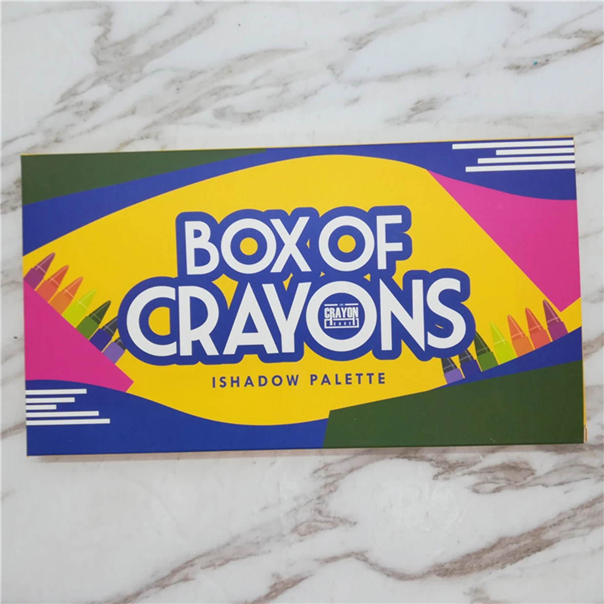 Макияж Палитра теней для век коробка мелков ishadow 18 цветов crayola водостойкие