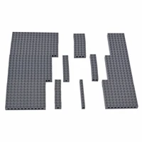 diy educational high tech parts hole brick parts for standard building block brands for children educational toys dark grey