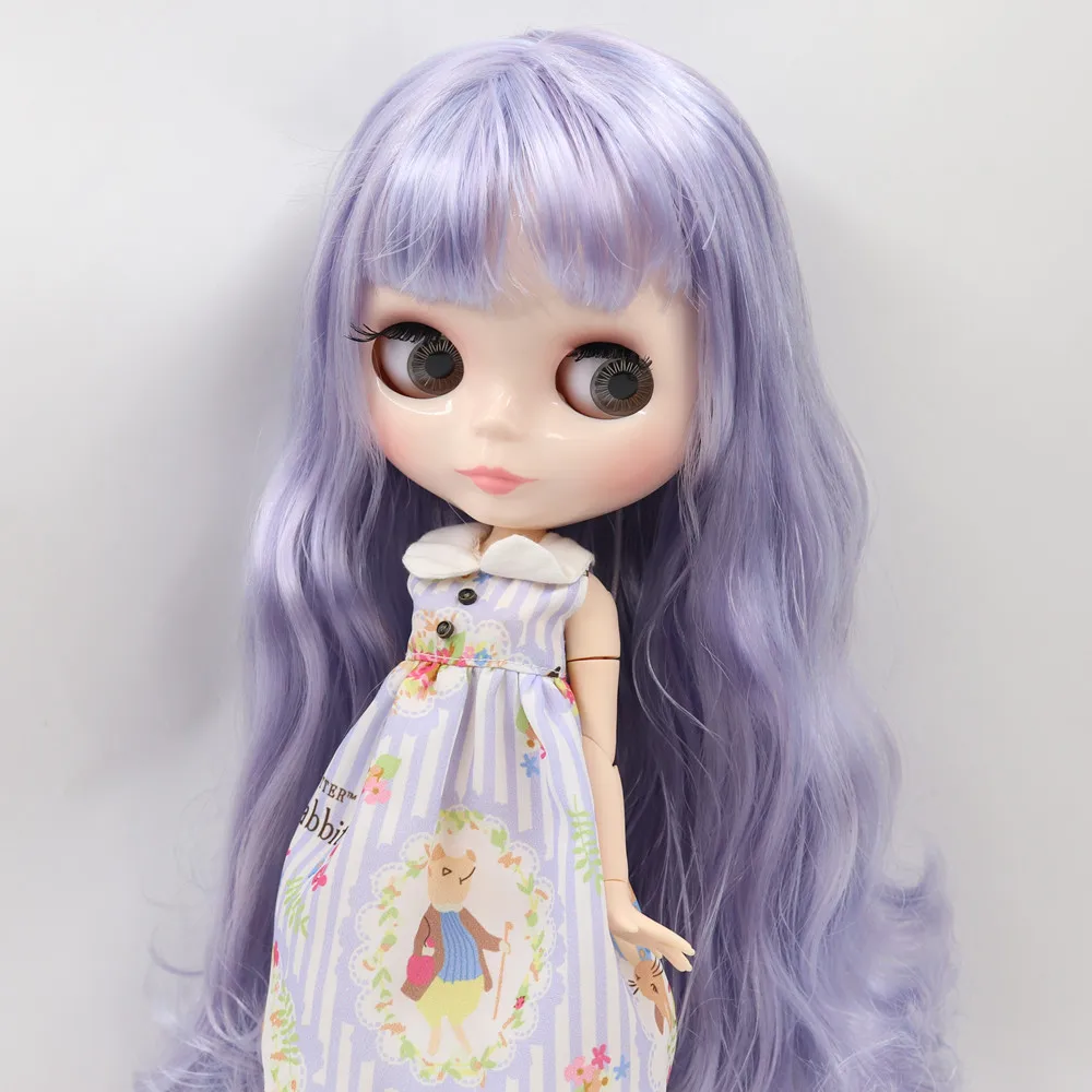 Ледяной DBS Blyth кукольные нет. BL6005/1049 синий микс фиолетовые волосы шарнирное тело