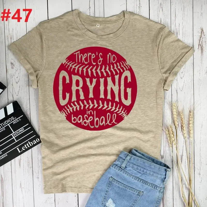 

There's No Crying Women 2021 Cool Print Lady Clothing Ladies Graphic Female Womens Top T Shirt T-shirts Tee T-Shirt