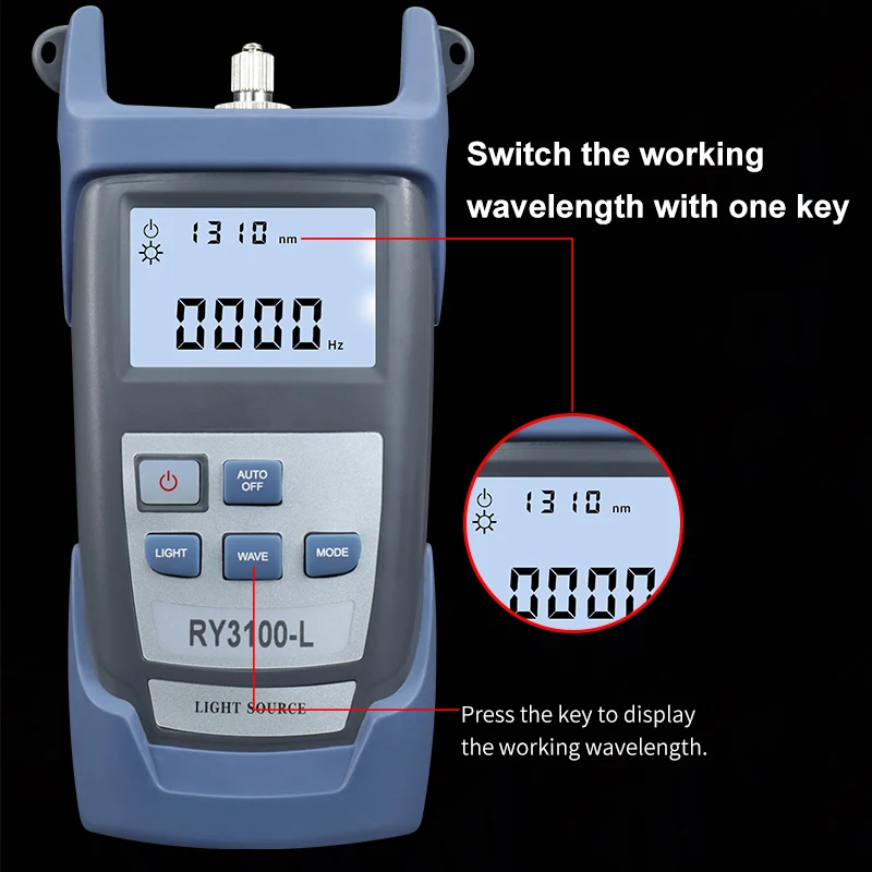 Hand-held RY3100-L Fiber optic laser light source tester FTTH Optic Light Source Multi Wavelength 1310 1550nm | Мобильные телефоны