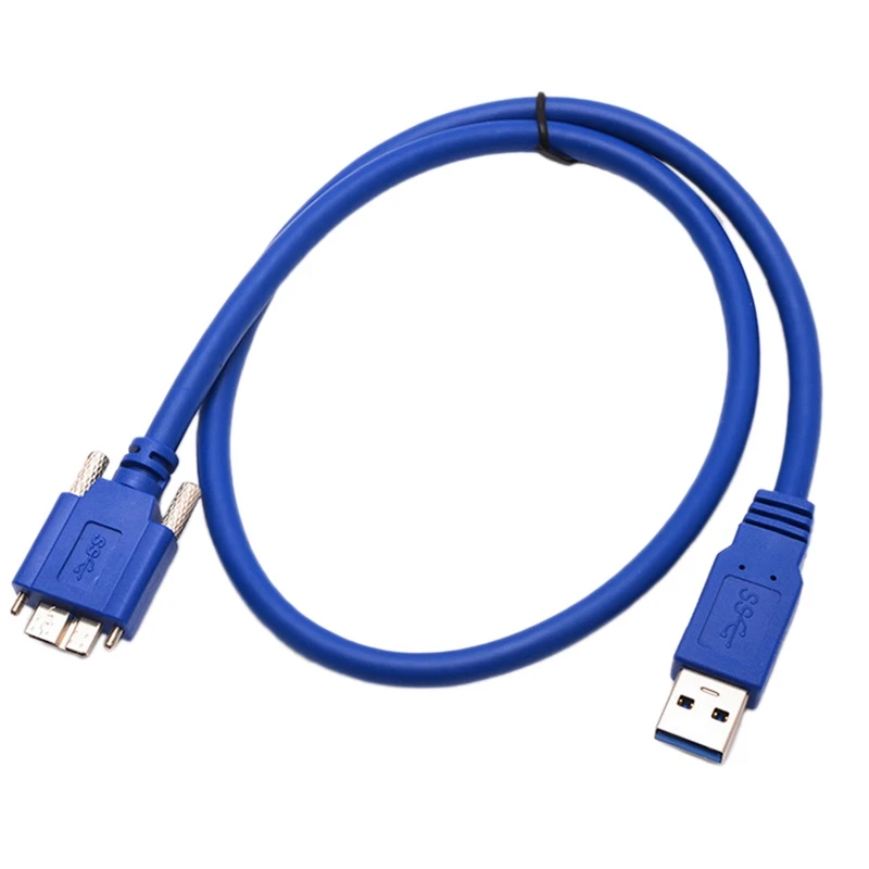 

USB3.0 to Micro-USB3.0 Data Transfer Cables USB Fixed Screw Holes Lines for USB3.0 Interface Industrial Camera