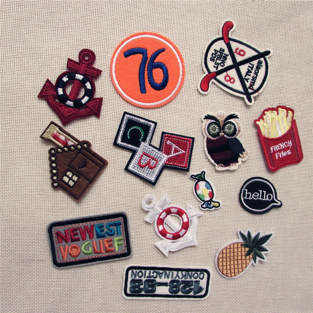 2016 год различный стиль модная клеящаяся аппликация вышивка нашивка сделай сам