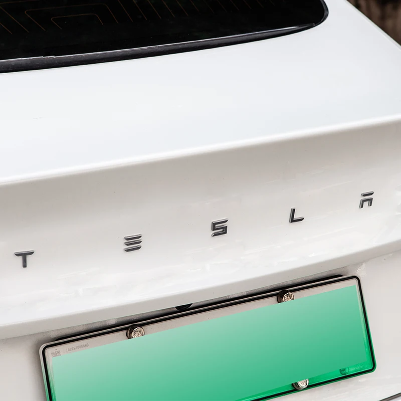 Автомобильная 3D металлическая наклейка для логотипа Tesla буква модель 3 X