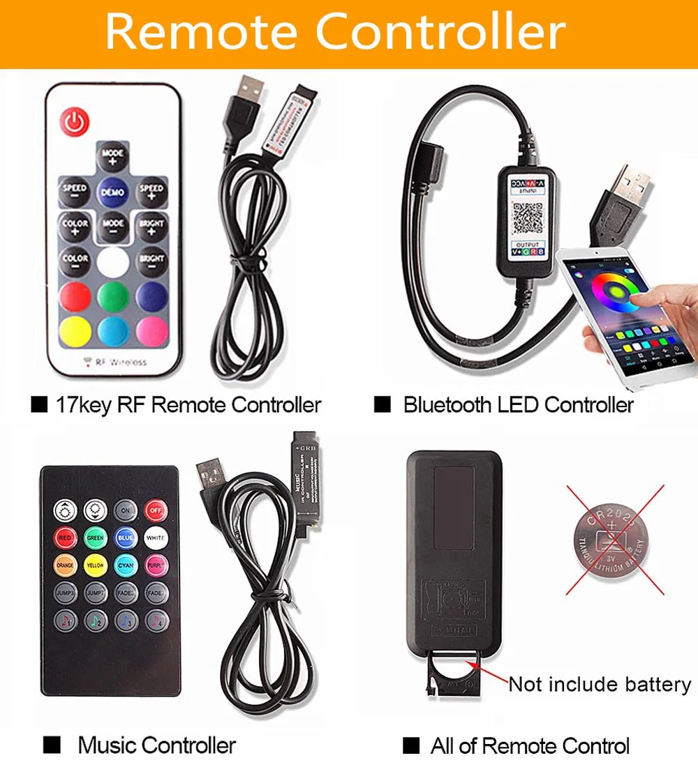 DC5V RGB Светодиодная лента SMD5050 Tira светодиодная USB лента RGB подсветка лента для компьютера ТВ фон Fita светодиодная полоса гибкий неоновый светильник