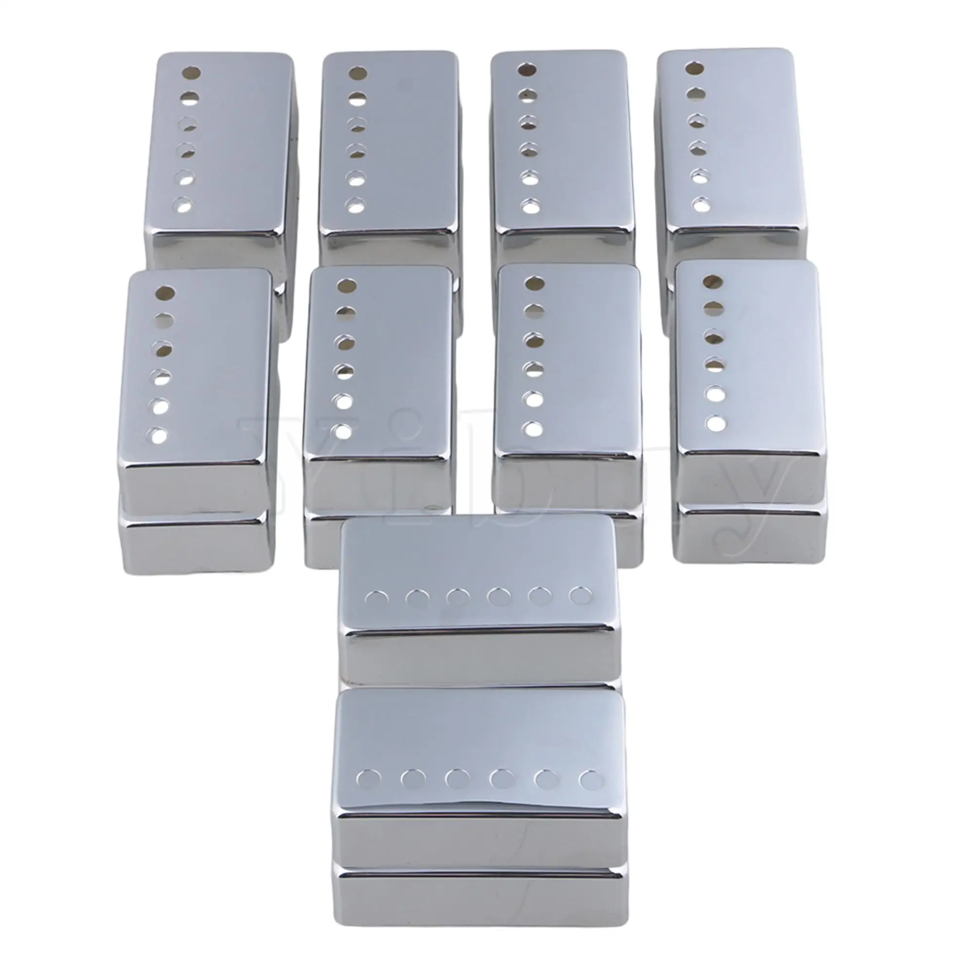 

Yibuy 20 шт. хромированный 50/60 мм чехол Humbucker для гитары