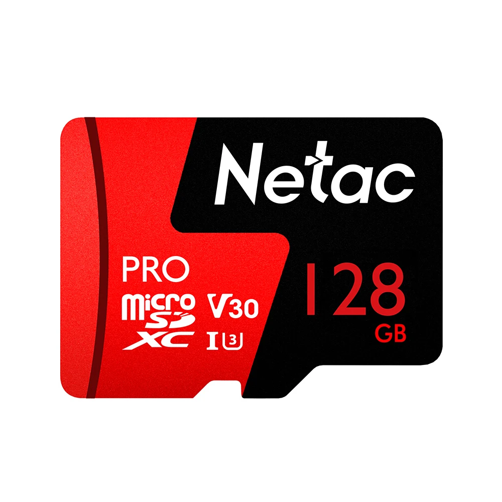 Карта памяти Netac P500 Pro 256 ГБ 128 64 Micro SD SDXC TF-карта U3 V30 до 100 МБ/с. 32 16 микро SDHC карта U1