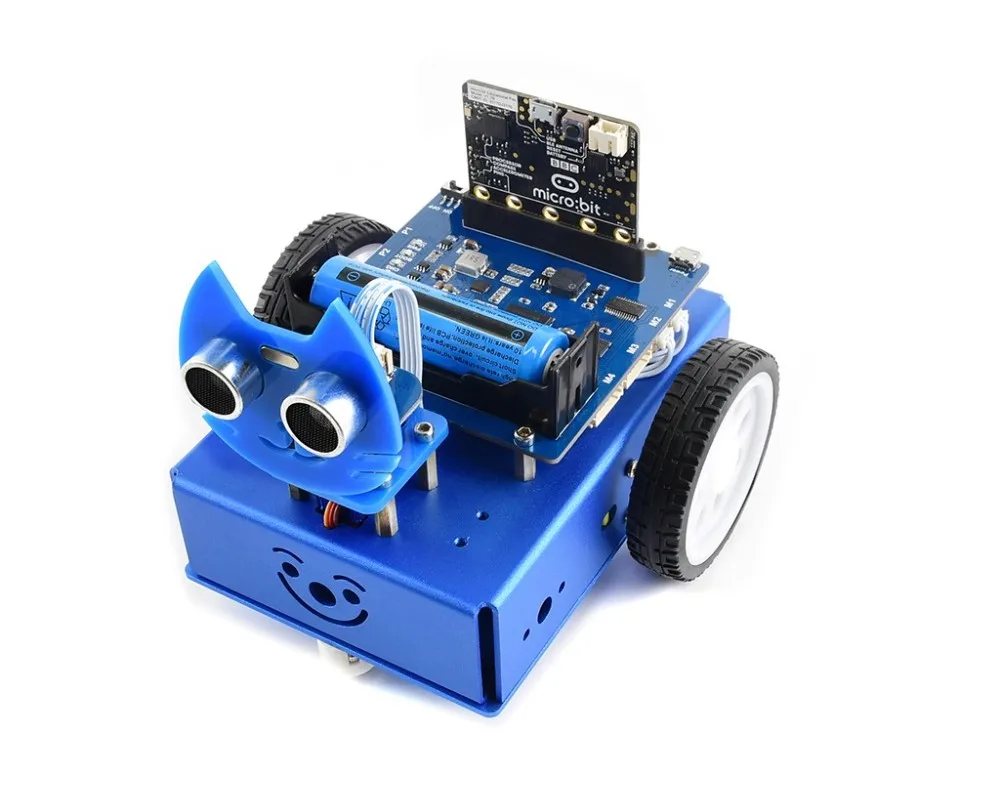 Набор для сборки робота KitiBot starter 2WD умный автомобиль с контроллером BBC micro:bit