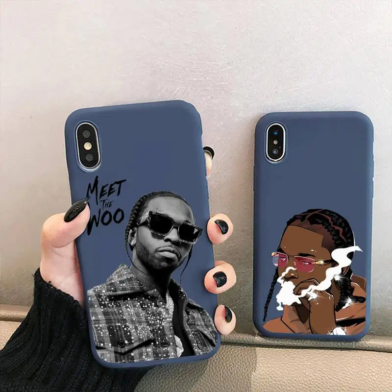 Pop дыма реперские кепки Чехол для мобильного телефона iPhone 12 11 Pro XS MAX X XR 7 8 6 плюс