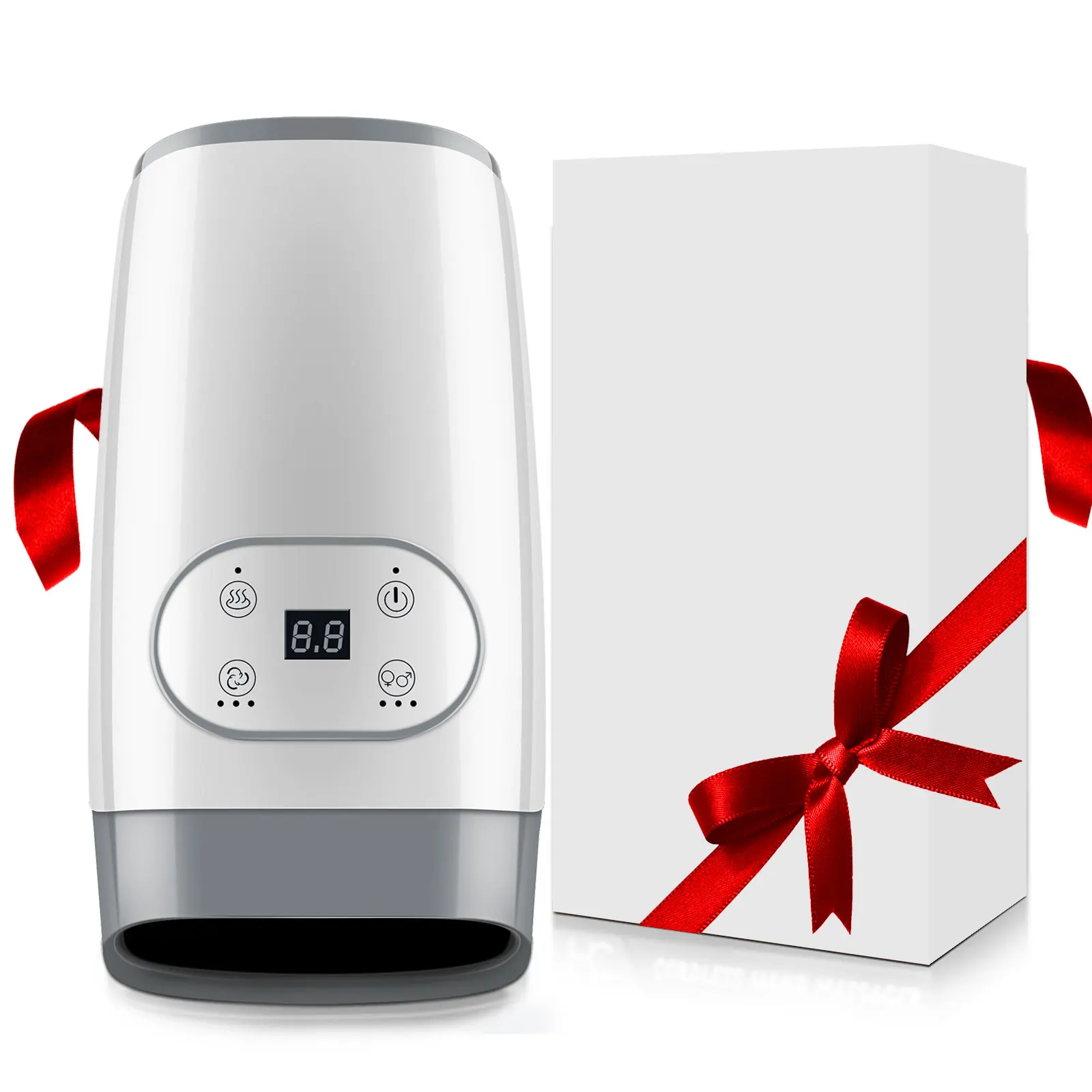 Электрический компрессионный Массажер для ладони с подогревом и воздухом -