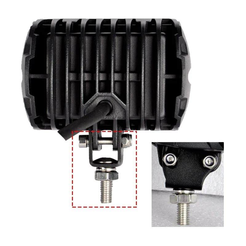 VISORAK 4 &quotдюймовые мотоциклетные светодиодный вождения светильник Offroad Amber