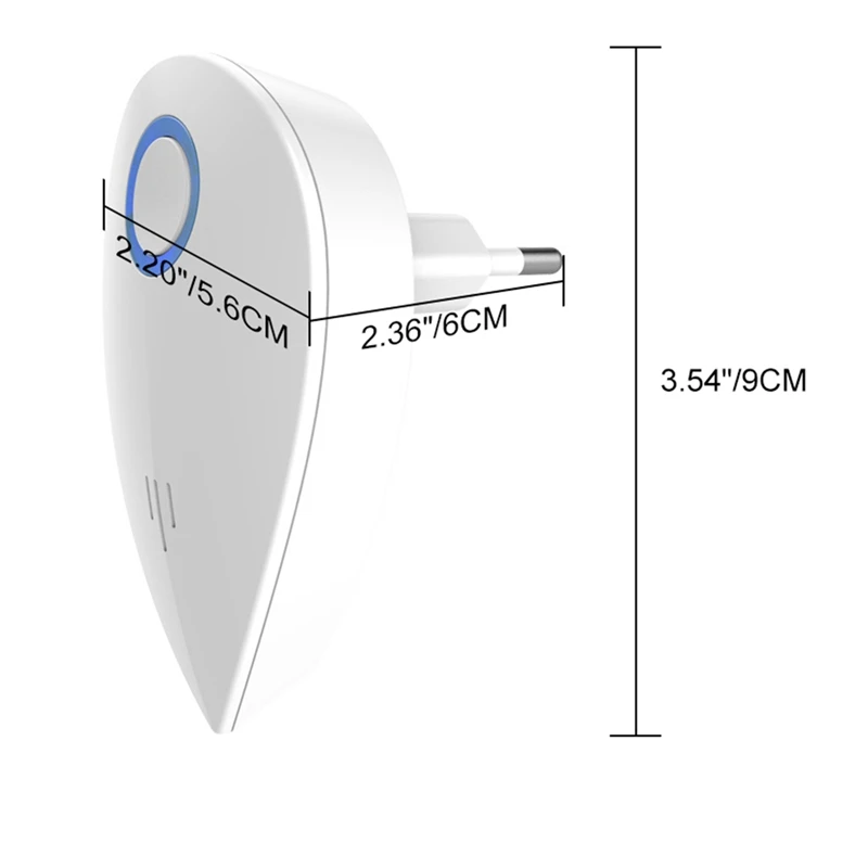 Лист-shape форме благодаря чему создается ощущение невесомости с ультразвуковой Anti