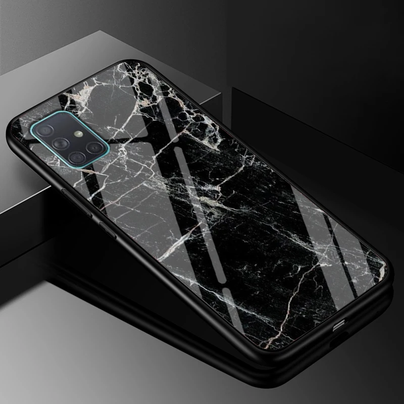 Чехол-накладка для Samsung Galaxy A51 A31 A41 A71 5G закаленное стекло | Мобильные телефоны и