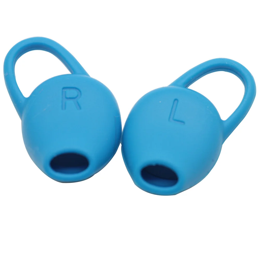 blue one pair Khopesh, силиконовые наконечники для ушей, наушники, ушные наконечники, ушные наконечники для плантроники, подходят для ушей, ушные наконечники, ушные наконечники, ушные крючки - Цвет: blue one pair