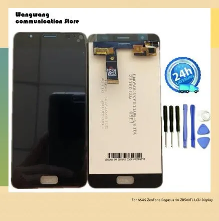 Для asus ZenFone Peg asus 4A ZB500TL ЖК-дисплей сенсорный экран дигитайзер для asus zb500tl экран zb500tl ЖК-дисплей ZB500TL белый