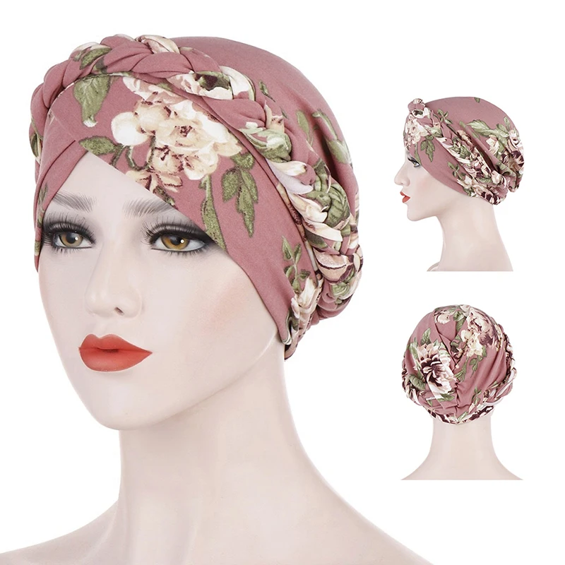 

1PC Print muslim turban scarf for women islamic inner hijab caps Arab head scarves