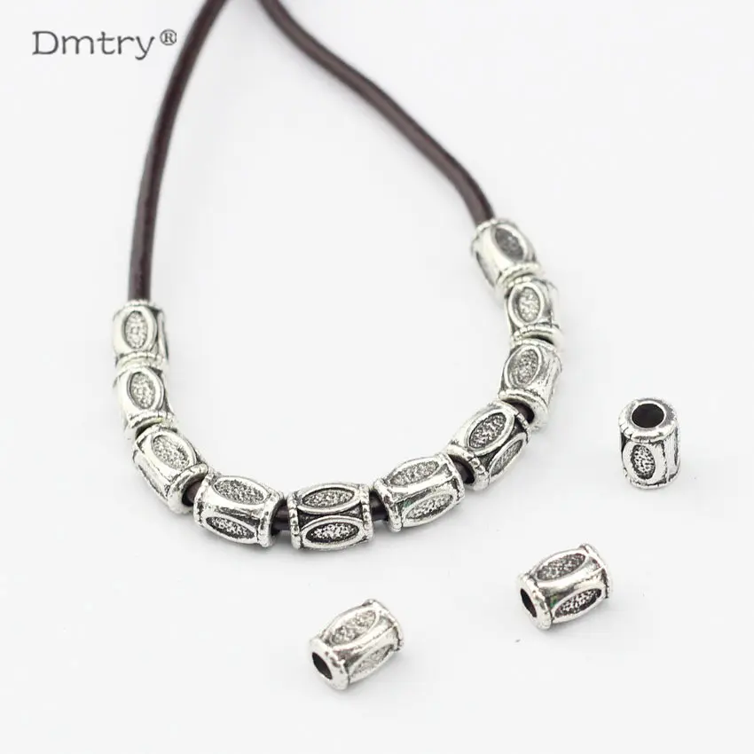 Dmtry 20 шт./лот модные оптовые продажи брендовые 4 мм с отверстиями античные