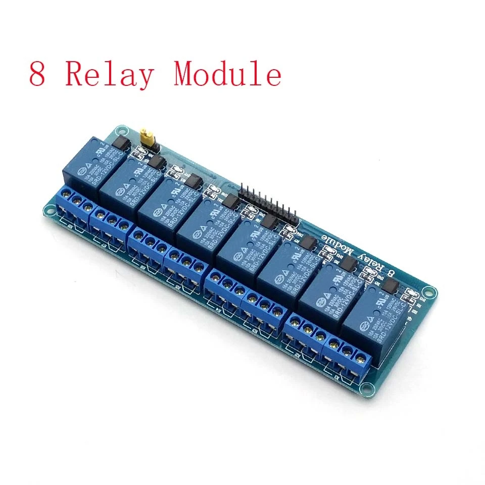 8 канальный релейный модуль 5 в 12 В 24 платы для Uno PIC AVR MCU DSP ARM Электронный
