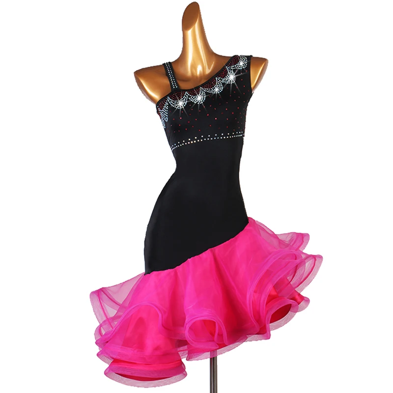 Платья для соревнований по латиноамериканским танцам взрослых/детей костюм