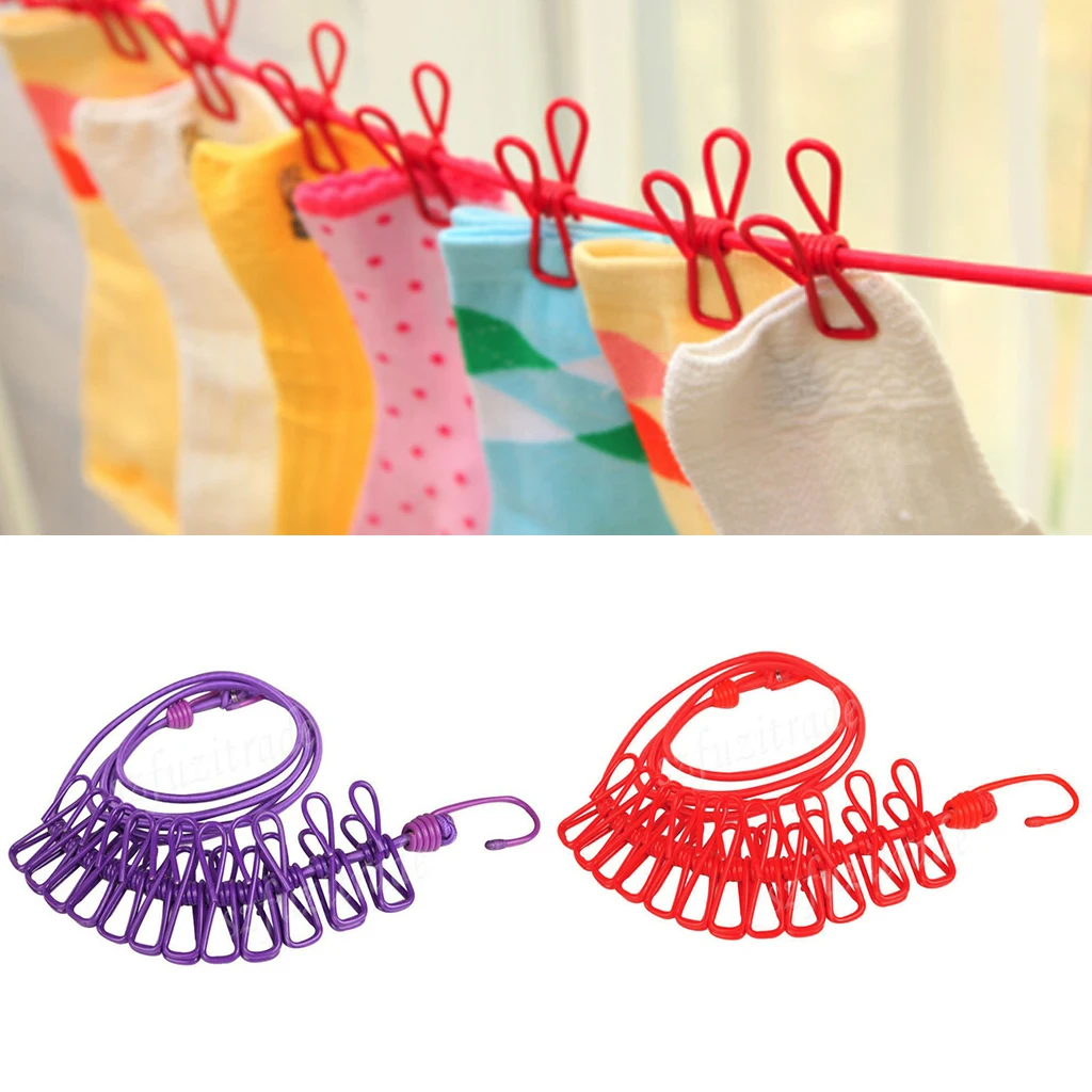 185 см эластичная бельевая верёвка Портативный многофункциональная Прачечная